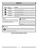 Preview for 6 page of Green Thumb 60020 GT Operator'S Manual