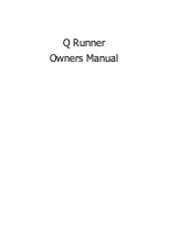 Green Transporter Q Runner Owner'S Manual preview