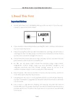 Предварительный просмотр 4 страницы Green Valley LiAir X3 User Manual