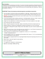 Preview for 3 page of Green CIR-EL6000-G1 Owner'S Manual