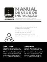 Green DS540059 User Manual And Installation Handbook предпросмотр