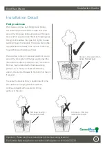 Предварительный просмотр 4 страницы GREENBLUE RootRain Metro Installation Manual