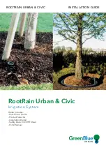 Preview for 1 page of GREENBLUE RootRain Urban Installation Manual