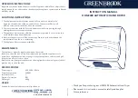 Предварительный просмотр 1 страницы GreenBrook HDM2400 Instruction Manual