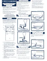 Предварительный просмотр 1 страницы GreenBrook T41D-C Installation & Operating Instructions