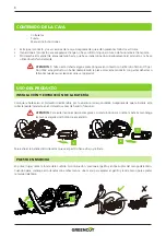 Предварительный просмотр 8 страницы Greencut 1000066 Instruction Manual