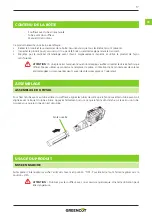 Предварительный просмотр 17 страницы Greencut 1000067 Instruction Manual