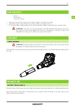 Preview for 41 page of Greencut 1000073 Instruction Manual