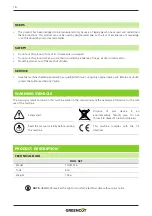 Preview for 16 page of Greencut 1010016 Instruction Manual