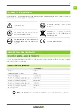 Предварительный просмотр 5 страницы Greencut CAP120 Instruction Manual