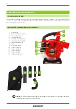 Предварительный просмотр 6 страницы Greencut EBV260X Instruction Manual