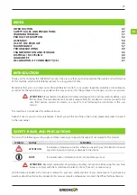 Preview for 47 page of Greencut GE8010E Instruction Manual