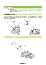 Предварительный просмотр 34 страницы Greencut GLM770XE Instruction Manual