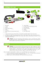 Предварительный просмотр 12 страницы Greencut GS245X Instruction Manual