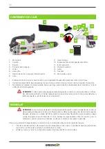 Предварительный просмотр 12 страницы Greencut GS250X Instruction Manual