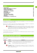 Предварительный просмотр 29 страницы Greencut GSM210L Instruction Manual