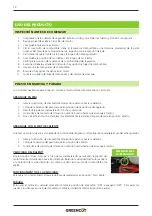 Предварительный просмотр 12 страницы Greencut GTC220XE Instruction Manual