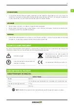 Предварительный просмотр 9 страницы Greencut HEC112 Instruction Manual