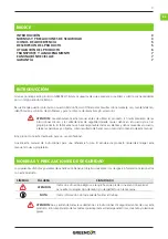 Предварительный просмотр 3 страницы Greencut MC56LI-ION Instruction Manual
