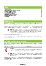 Предварительный просмотр 8 страницы Greencut MC56LI-ION Instruction Manual