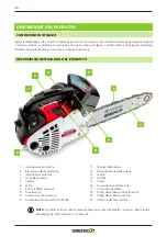 Предварительный просмотр 46 страницы Greencut Motosierra GS2500 Instruction Manual