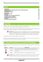 Предварительный просмотр 58 страницы Greencut PIN700C Instruction Manual