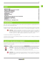 Предварительный просмотр 19 страницы Greencut PP650X Instruction Manual