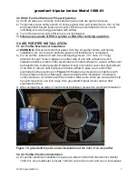 Preview for 9 page of greenfan 1600-01 Installation, Operation And Maintenance Instructions