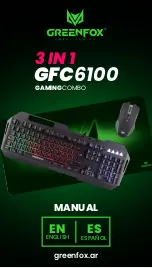 GREENFOX GFC6100 Manual preview