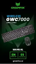 GREENFOX GWC7000 Manual preview