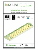 Preview for 1 page of Greengage ALIS Installation Manual