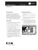 Greengate LiteKeeper 4 Installation Instructions Manual preview