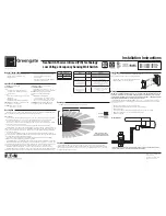 Greengate ONW-P-1001-SP-W Installation Instructions предпросмотр