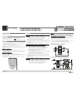 Preview for 1 page of Greengate OSW-P-0801-120 Installation Instructions