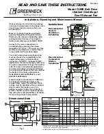 Greenheck CUBE-098 Installation, Operating And Maintenance Manual предпросмотр