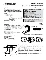 Greenheck DFD-155 Product Manual preview