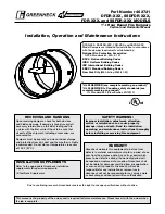 Preview for 1 page of Greenheck DFDR-XXX Installation, Operation & Maintenance Instructions