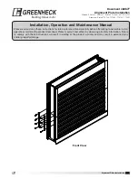 Предварительный просмотр 1 страницы Greenheck EHH-401 Installation, Operation And Maintenance Manual