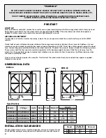 Предварительный просмотр 2 страницы Greenheck ERM-36 Series Installation, Operation And Maintenance Manual