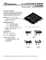 Greenheck ES-40 Series Specification Sheet предпросмотр