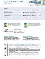 Предварительный просмотр 2 страницы Greenheck SFB Direct And Belt Drive