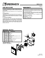 Предварительный просмотр 4 страницы Greenheck SP-6 Manual