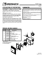 Предварительный просмотр 8 страницы Greenheck SP-6 Manual