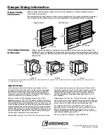 Preview for 7 page of Greenheck Stainless Steel 3V Blade SSSMD-201 Specification Sheet