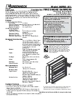 Предварительный просмотр 1 страницы Greenheck Stainless Steel 3V Blades SEFSD-211 Specification Sheet