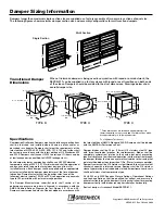 Предварительный просмотр 7 страницы Greenheck Stainless Steel 3V Blades SEFSD-211 Specification Sheet