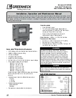 Greenheck Sure-Aire 386719 Installation, Operation And Maintenance Manual предпросмотр