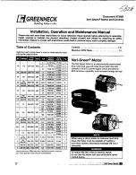 Предварительный просмотр 5 страницы Greenheck Vari-Green 309025 Installation, Operation And Maintenance Manual