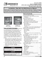 Предварительный просмотр 1 страницы Greenheck VEKTOR-CS Installation, Operation And Maintenance Manual