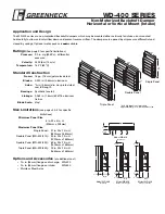 Greenheck WD-400 Series Specification Sheet preview